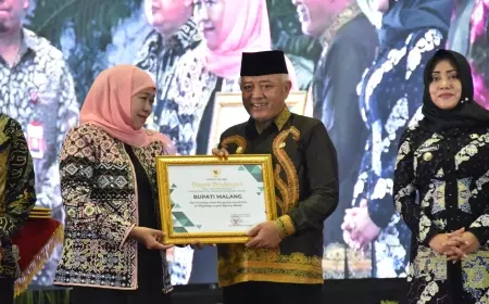 Wujudkan Desa Maju dan Mandiri, Pemkab Malang Raih Penghargaan