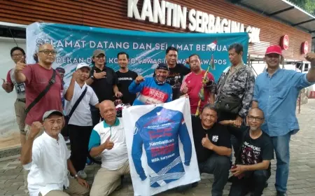 Ex Wartawan Jawa Pos Gowes 800 Km Tuntut Realisasi Dana Tunjangan Hari Tua