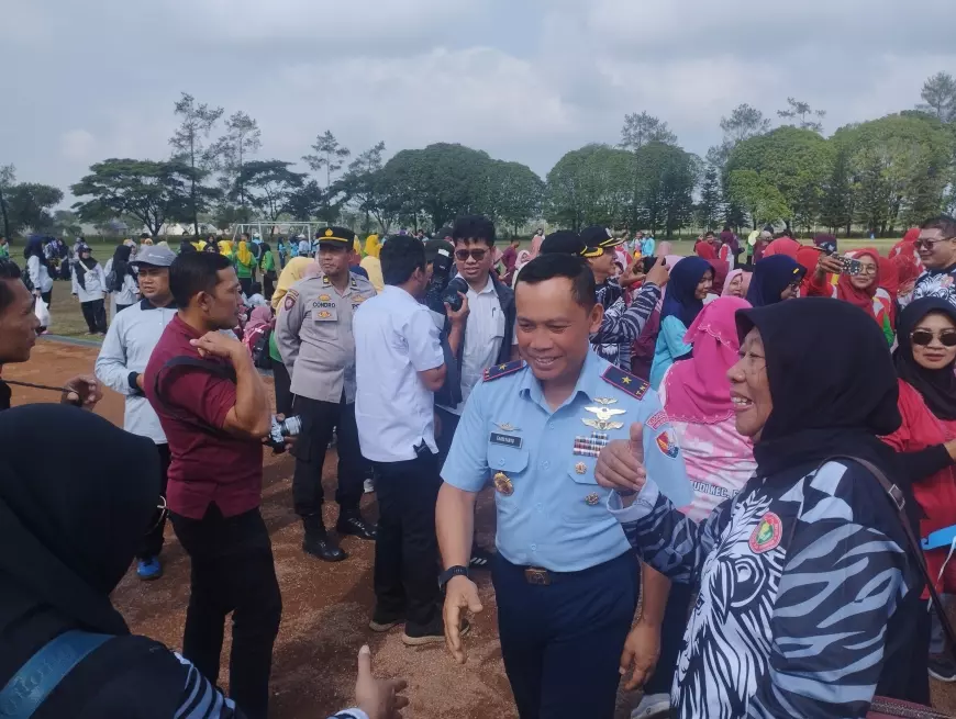 Komandan Lanud Abd Saleh Support Agenda HGN dan HUT PGRI 78 Kabupaten Malang
