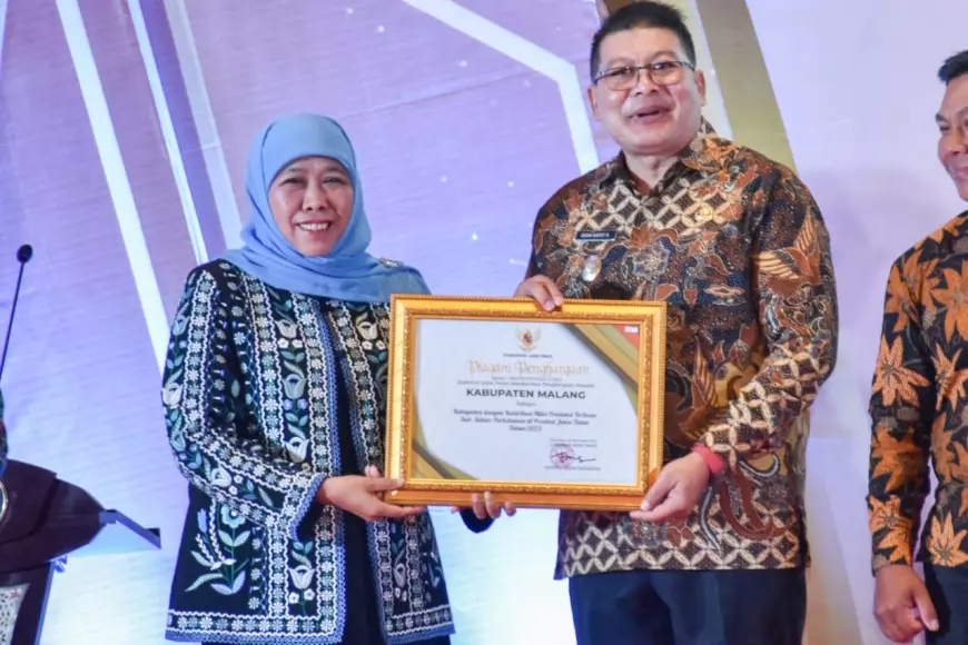 Lagi! Pemkab Malang Sabet Penghargaan Bergengsi Sektor Perkebunan di Jawa Timur
