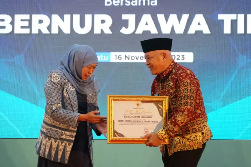 Kabupaten Malang Raih Penghargaan Sektor Kesehatan Predikat ODF