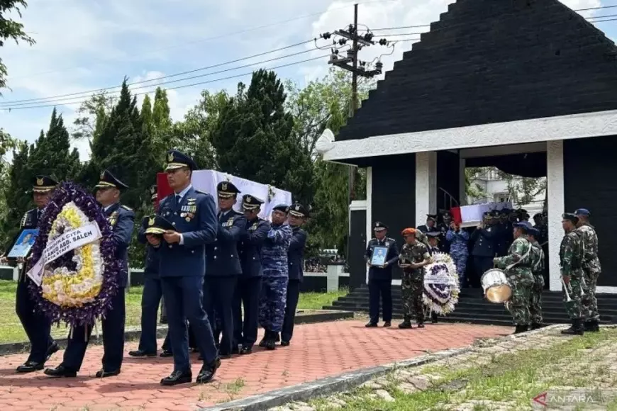 3 Prajurit TNI AU Korban Pesawat Jatuh, dimakamkan di TMP Suropati Kota Malang