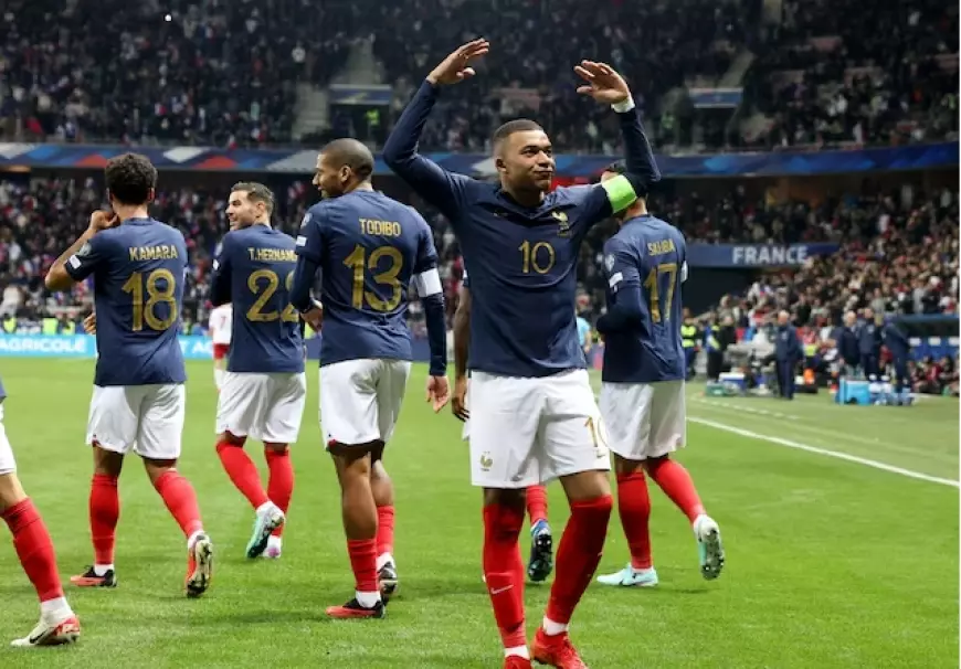 Perancis menang 14-0; Kylian Mbappe cetak gol ke 300