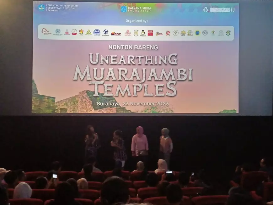 Nobar Film 'Unearthing Muarajambi Temples' di Surabaya Telisik Sejarah dan Rajut Toleransi: