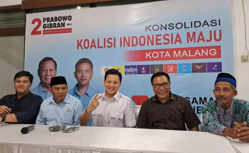 TKD Prabowo-Gibran Kota Malang Terbentuk, KIM Target Menang 1 Putaran di Pilpres 2024