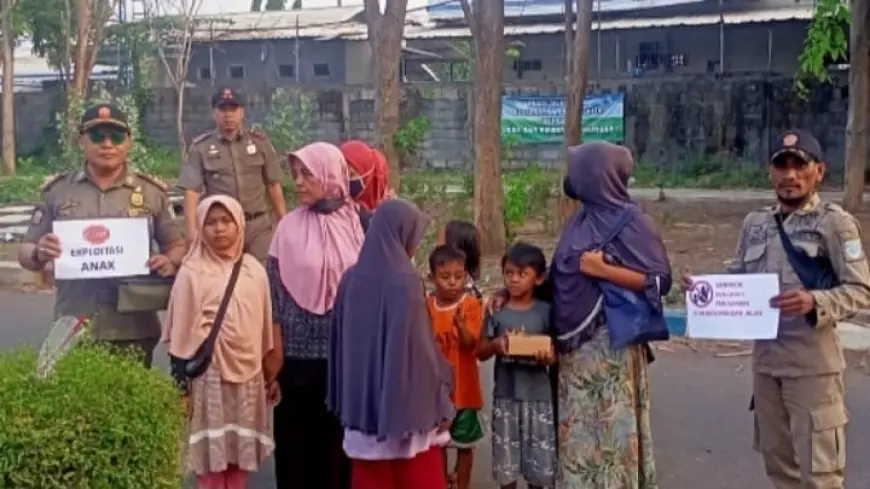 Rentan Eksploitasi Anak, Satpol PP Kota Probolinggo Tertibkan Gepeng di Lampu Merah