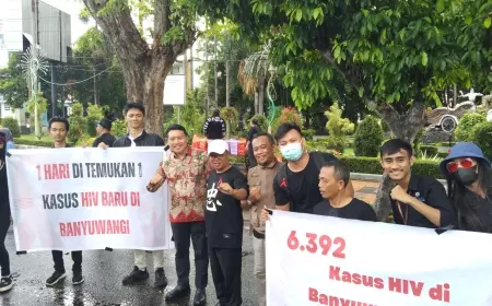 Jumlah Penderita HIV Aids di Banyuwangi Capai 6.396 Orang, Termasuk Balita dan Anak-anak