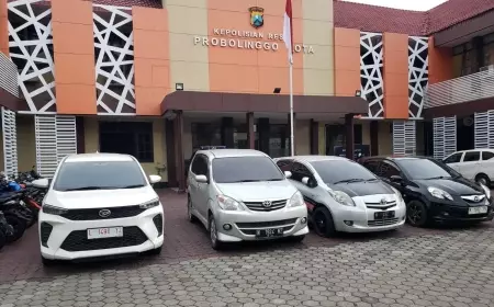 Polres Probolinggo Kota Tangkap Tujuh Pelaku Penggelapan Mobil Rental, Omzetnya Ngeri