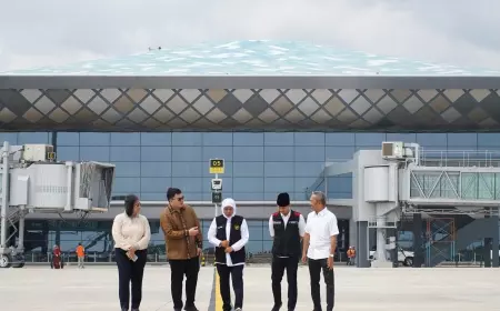 Kunjungi Bandara, Mas Dhito Ajak Kepala Daerah Selingkar Wilis Bangun Jalan Non Tol