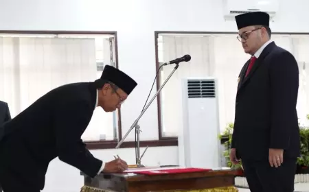 Pelantikan Pejabat di Pemkab Kediri, Mas Dhito Tekankan Pentingnya Loyalitas dan Kejujuran