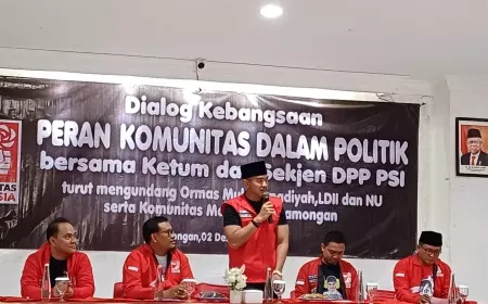 Dialog Kebangsaan Kaesang Undang Kades di Lamongan Sebelum Sholawatan