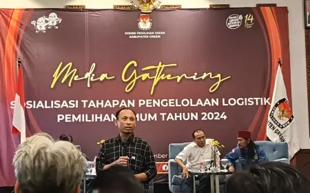 Distribusi Tahap Awal Logistik Pemilu 2024, KPU Gresik Terima 18.401 Kotak Suara