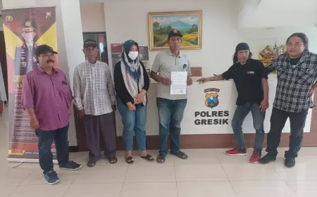 Oknum LSM di Gresik Dipolisikan Pasca Tipu Warga  Rp 25 Juta Janjikan Jabatan