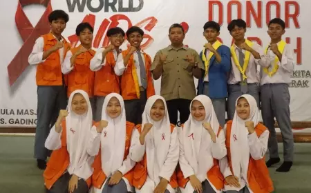 Peringati Hari AIDS Sedunia, SMA Budi Utomo Gadingmangu Jombang Gelar Pelatihan Pencegahan