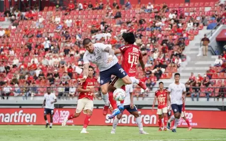 Arema FC Kalah Tipis Di Kandang Bali United FC