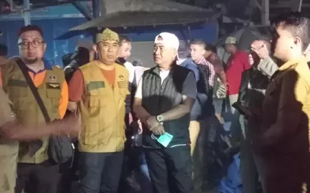 Pj Bupati Probolinggo Tinjau Kebakaran Pasar Leces