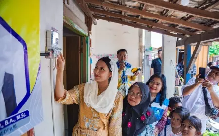 Program BPBL Kementerian ESDM Aliri Listrik Ratusan Rumah Warga Tidak Mampu di Gresik