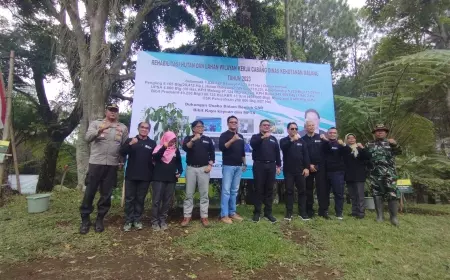 Hadiri Peringatan Hari Menanam Pohon Indonesia, Ini Pesan Wakil Bupati Malang
