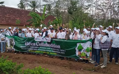 Gandeng PT Indra Karya, PJT I Hijaukan Kalipare