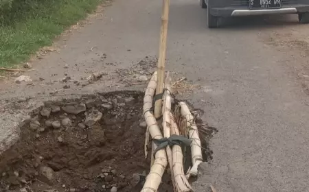 Jalan Berlubang di Jombang Makan Korban