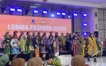 Gandeng UMKM, Lomba Fashion Show Meriahkan HUT ke-24 DWP Kota Surabaya