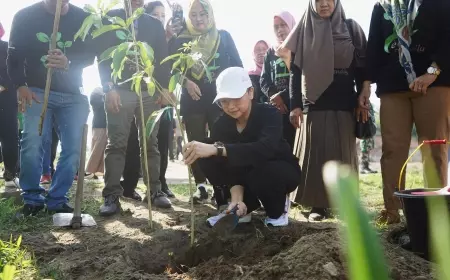 Mbak Cicha Ajak Kaum Perempuan Kediri Gelorakan Gerakan Menanam Pohon