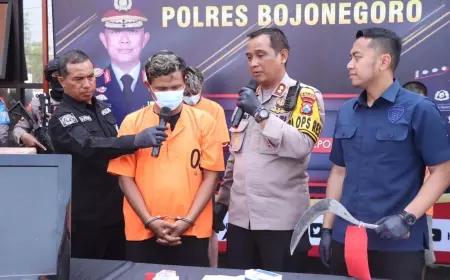 Kapolres Bojonegoro Dimutasi
