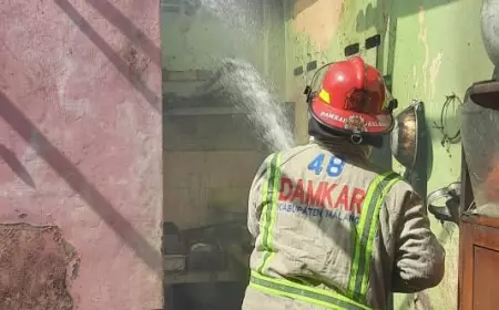 Kebakaran di Kromengan Malang Kelalaian Pemilik Rumah