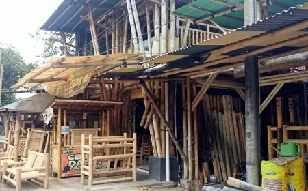 Kerajinan Bambu Kabupaten Jember Tembus Pasar Mancanegara