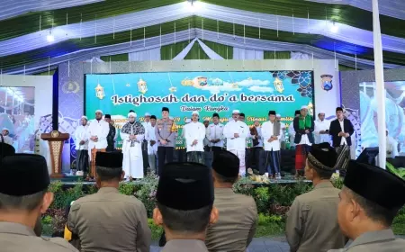 Polres Gresik Ajak Forkopimda dan Tokoh Agama Doa Bersama Pemilu Damai 2024
