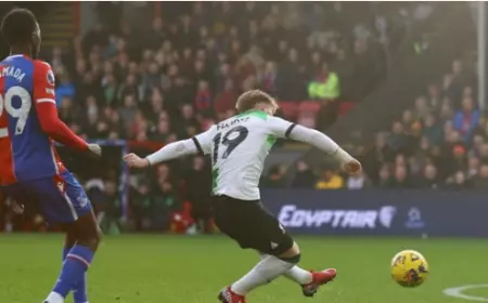 Mohamed Salah Catat Rekor Gol ke 200 di laga Crystal Palace vs Liverpool