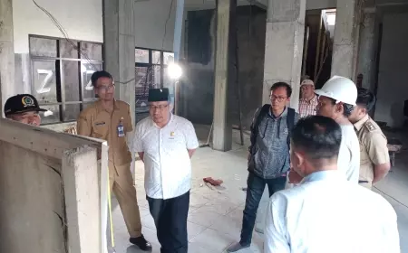 Proyek Rehab Kantor Kelurahan Bumiayu jadi Sorotan Komisi C DPRD Kota Malang