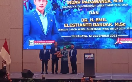 Partai Demokrat Resmi Usung Khofifah-Emil untuk Pimpin Jatim 2024-2029