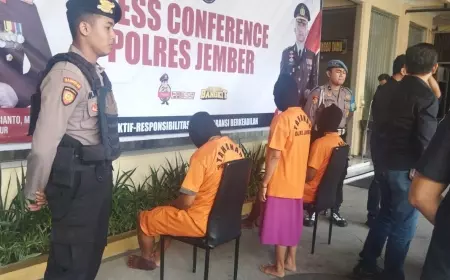 Pembunuhan di Jember Terungkap, Anak Kandung dan Calon Menantu Diduga Jadi Pelaku