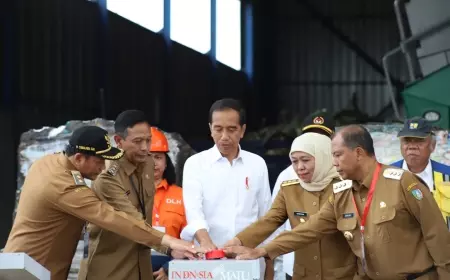 Presiden Jokowi Resmikan TPA Banjardowo Jombang Senilai 203 Miliar