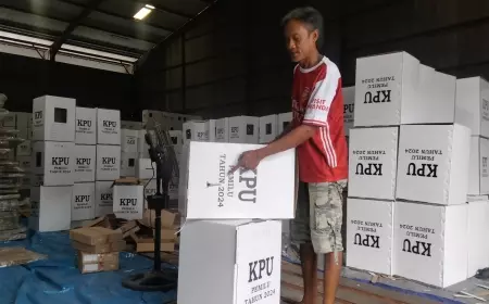 KPU Kabupaten Mojokerto Temukan Kotak Suara Tak Layak