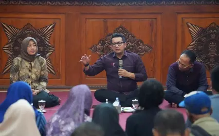 Ngopi Bareng Awak Media, Pj Wali Kota Mojokerto : Mari Kita Eratkan Sinergitas