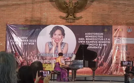 Konser Caroline Fischer Meriahkan Nataru Dengan Melodi Natal Klasik dan Modern