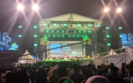 SMK PGRI 5 Jember Gelar Sholawatan dan Datangkan Pelawak Kirun di Dies Natalis 52