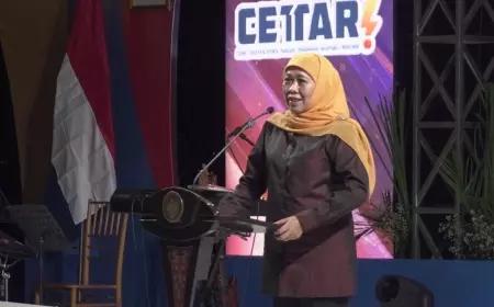 Silaturahmi dengan Pejabatnya, Ini Pesan Gubernur Khofifah