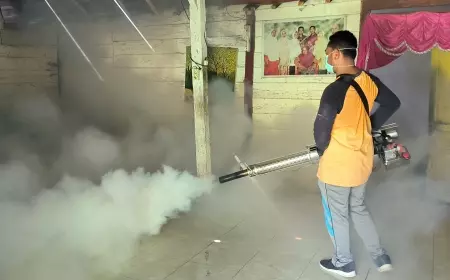 Petugas Respon Serangan Chikungunya di Bojonegoro