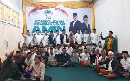 Target 62 Persen Suara, Laskar Santri AMIN Di Gresik Sempurnakan Struktur Akar Rumput