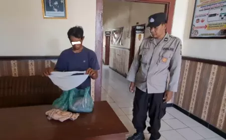 Hasrat Biologis Meronta, Pria Di Jombang Curi Celana Dalam Wanita