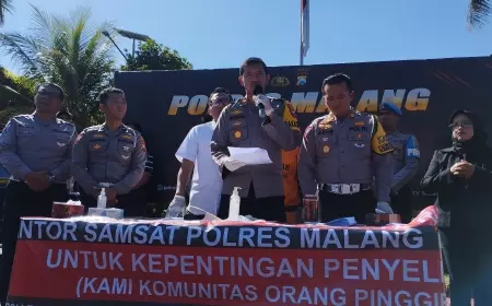 Polres Malang Paparkan Proses Penangkapan Calo di Satpas Singosari