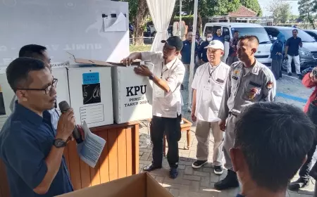 KPU Jombang Gelar Simulasi Pungut Hitung, Melihat Gambaran Saat Di TPS