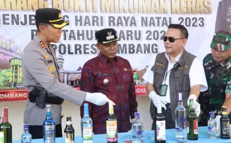 Ragam Miras Hasil Sitaan Polres Jombang Selama 6 Bulan