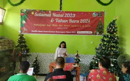 Ibadah Natal Napi Nasrani di Bojonegoro Via Zoom