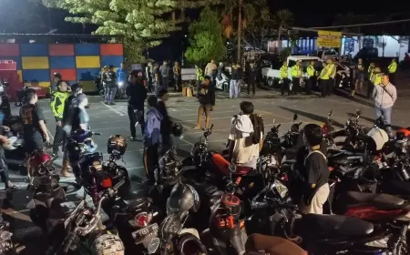 Polisi Libas 84 Motor Balap Liar di Kabupaten Jember 