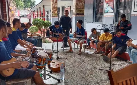 Hilangkan Kesedihan, Lapas Pasuruan Bentuk Group Band