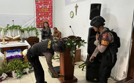 Kerahkan Pasukan Khusus, Polres Probolinggo Sterilisasi Gereja Untuk Natal 2023